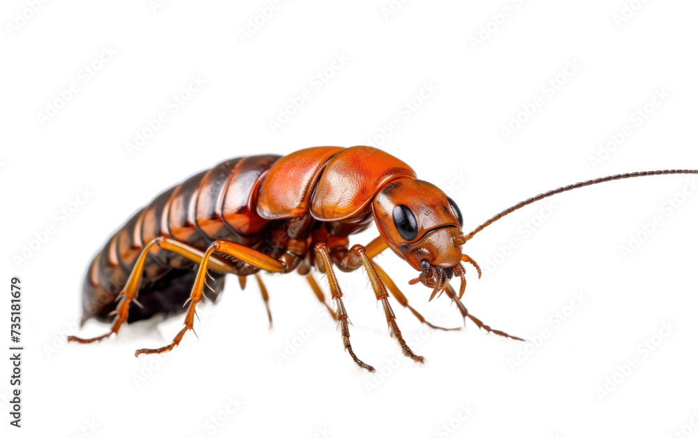 Insect at the Stone: Earwig Edition isolated on transparent Background Insect at the Stone: Earwig Edition isolated on transparent Background