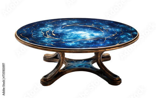 Nebula Gaming Table isolated on transparent Background photo