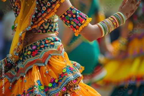 Traditional clothing on Basant Panchami festival