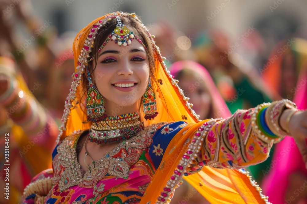 Traditional clothing on Basant Panchami festival