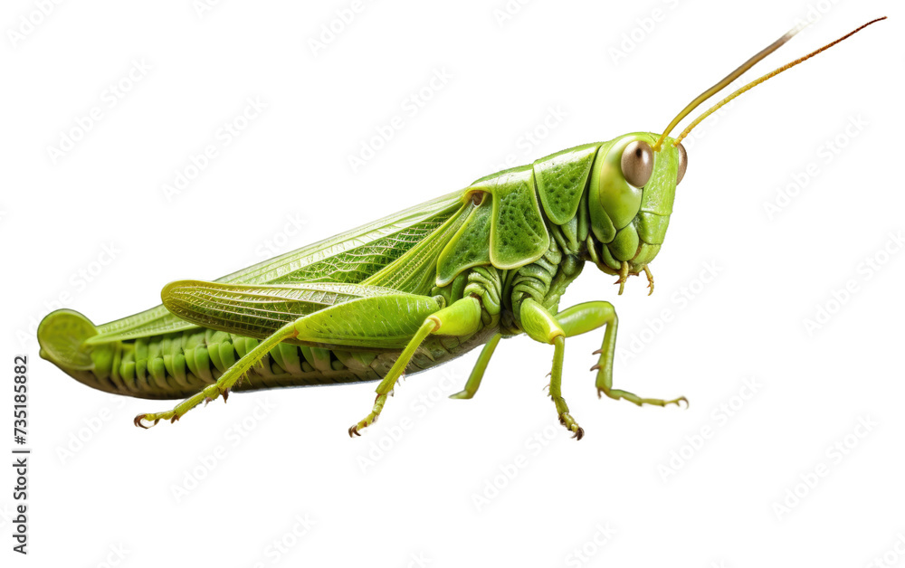 Stone-Encountering Giant Parasitic Wasp isolated on transparent Background