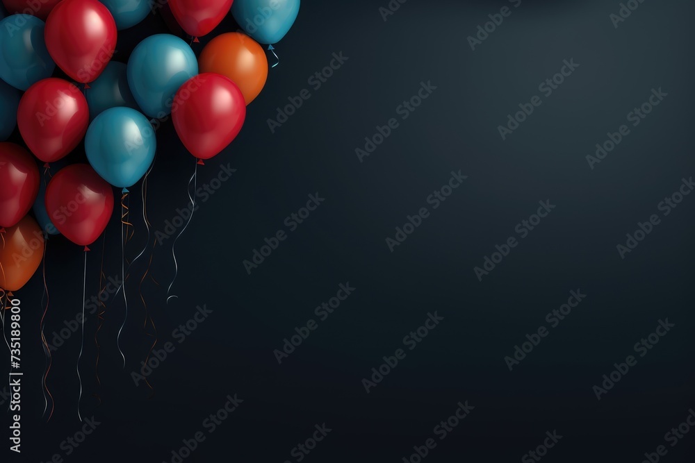 Birthday background theme Festival, holiday, party, or event backdrop with a place for text. Ai generated Birthday background theme Festival, holiday, party, or event backdrop with a place for text. Ai generated