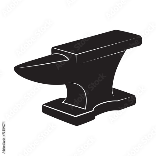 Anvil for Blacksmith. Vector image photo