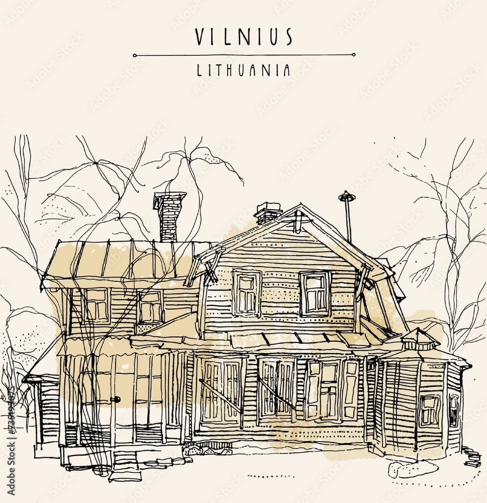 Vilnius Background Design
