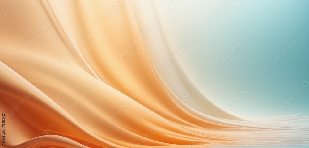 A light beige and turquoise gradient cascades in waves A light beige and turquoise gradient cascades in waves
