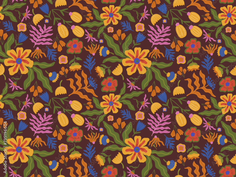 seamless floral pattern seamless floral pattern