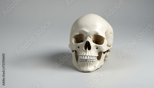 Skull silhouette cutout