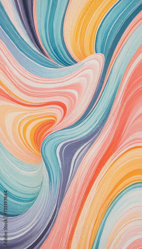 Fototapeta premium Abstract pastel watercolor pattern background, vibrant contemporary design