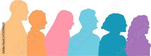 people, silhouettes, international, office employees, shaking hands