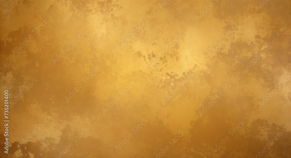 Gold grunge background, distressed textured old pattern backdrop