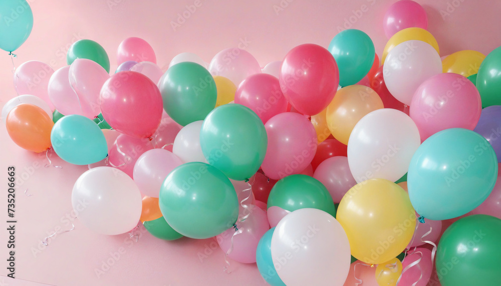 Vibrant Balloon Backdrop Vibrant Balloon Backdrop