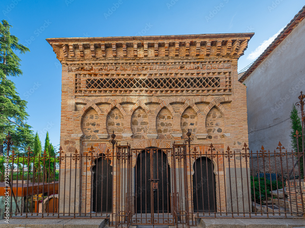 Mosque Cristo de la Luz (Masǧid Bāb al-Mardūm) in old Town of Toledo,Spain