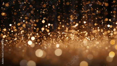 Abstract Glitter Lights Light Gold with Sparkle photo