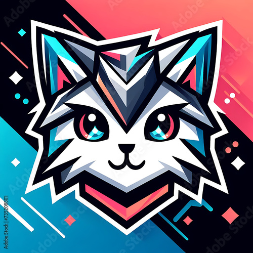 logo animal "cat" anime cool, cat logo