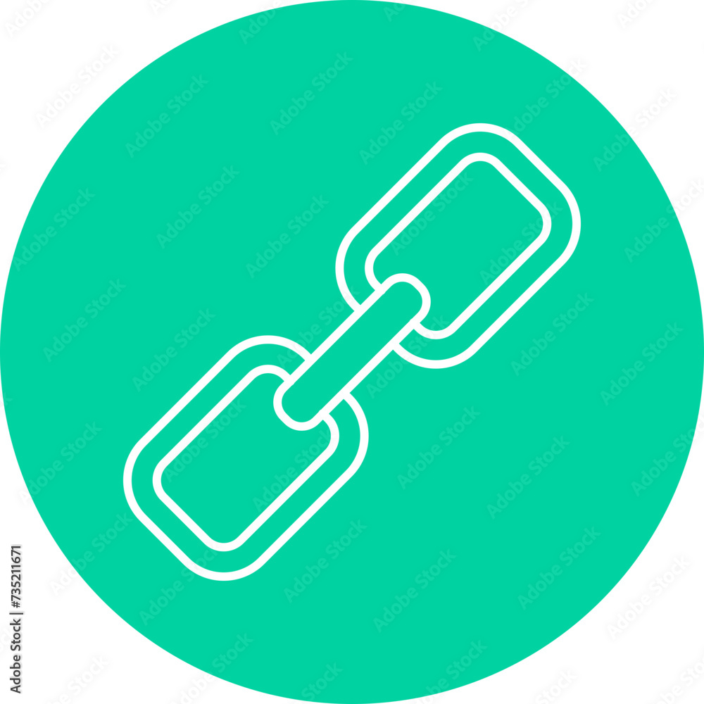 Link Line Circle Icon Link Line Circle Icon
