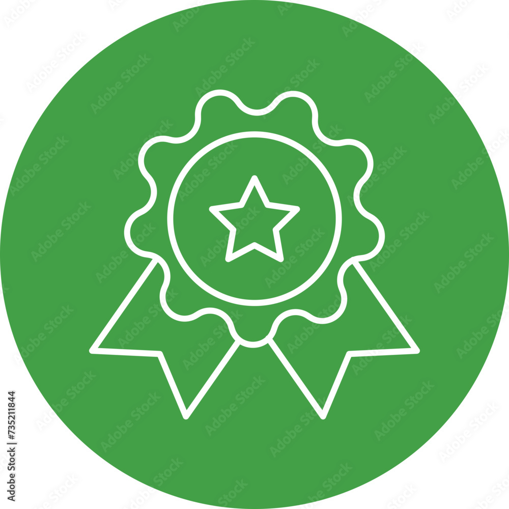 Badge Line Circle Icon Badge Line Circle Icon