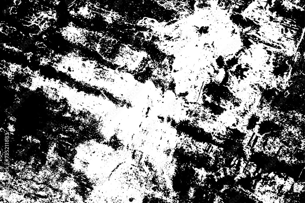 Rustic grunge vector texture with grain and stains. Abstract noise background. Weathered surface. Dirty and damaged. Detailed rough backdrop. Vector graphic illustration with transparent white. EPS10.