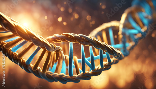 DNA DNS Strang genetisch mikroskopische close up Makro Aufnahme wissenschaftliche Forschung Genetik human Doppelstrang Helix Basen Paare Vererbung Anlage Krankheit Teilung Adenin Cytosin Guanin Thymin photo