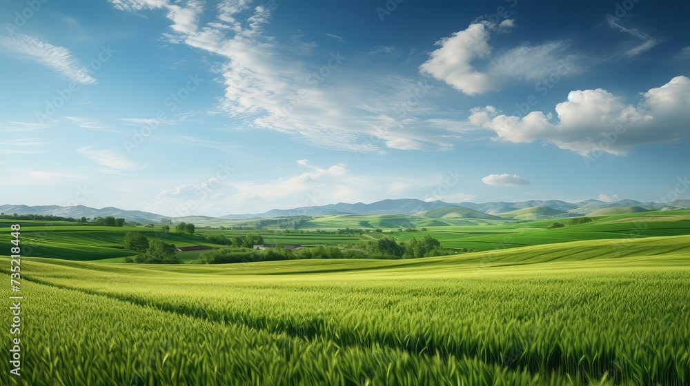 agriculture farm land background