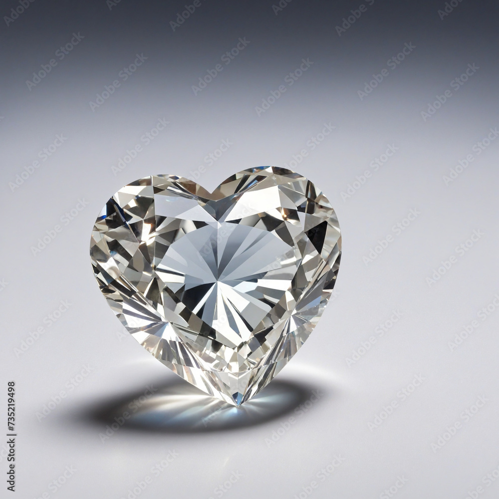 Heart-shaped gem, exquisite jewelry Heart-shaped gem, exquisite jewelry