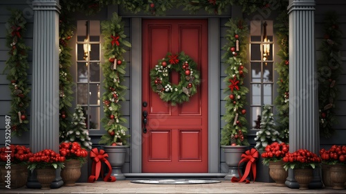 ornament holiday front door