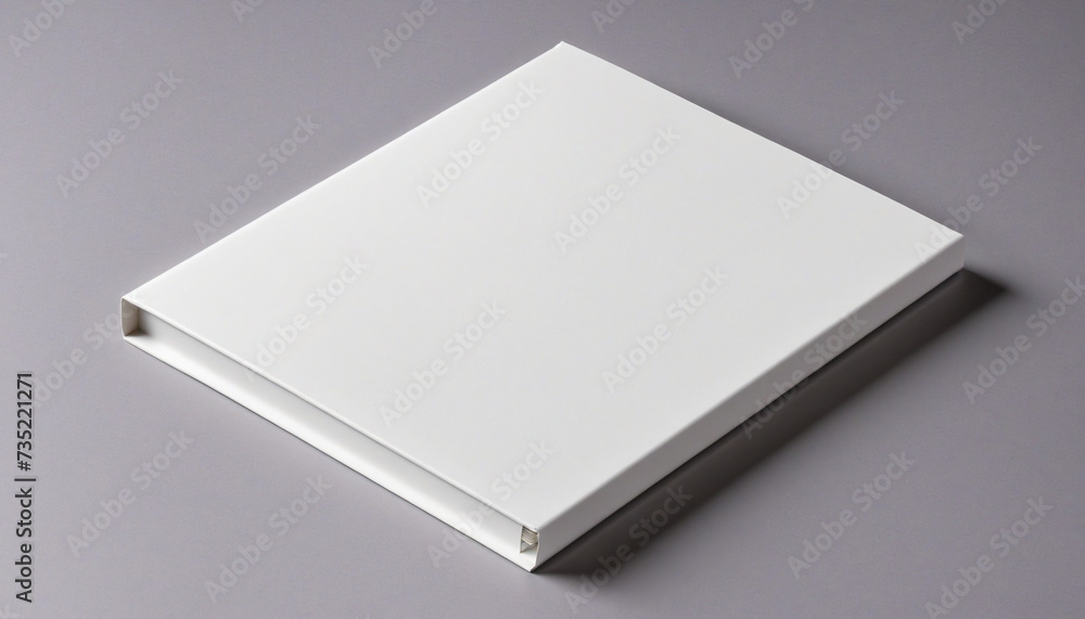 White book cover mockup with closed pages, PNG file of isolated object with shadow on clear background White book cover mockup with closed pages, PNG file of isolated object with shadow on clear background