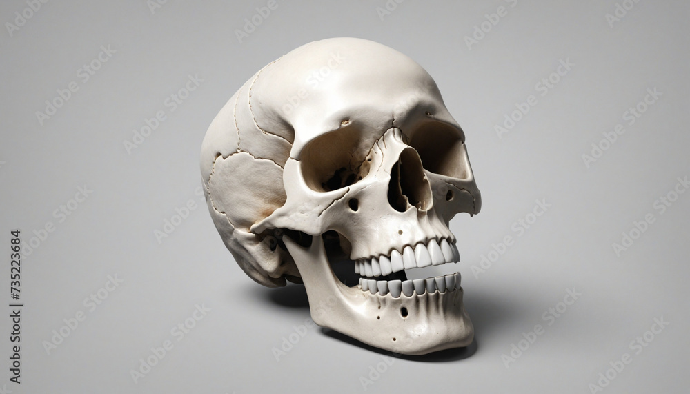 Skull silhouette cutout Skull silhouette cutout