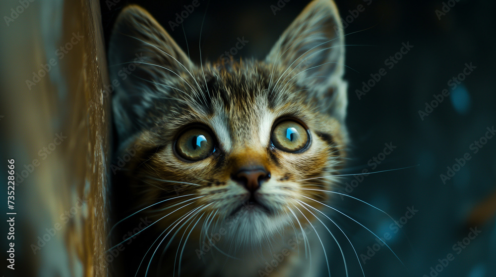 Close up portrait of a cat Close up portrait of a cat