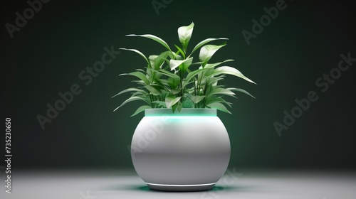 Intelligent smart plant pot. multifunctional smart pot sporting a creative and modern design