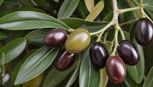 Delicious Ripe Olive Branch