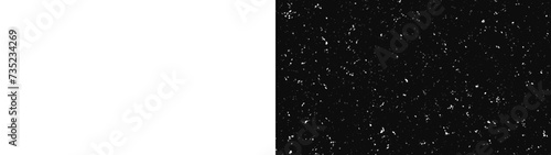 Falling Snow Is Black Background. Winter Snowfall Illustration. Winter Night Snowfall and Snowstorm of Snow. Winter Weather. Abstract Winter Background. Flying Particles on Black Background