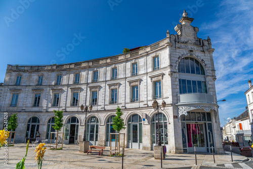 Beauté architecturale du centre ville de Cognac, Charente-Maritime photo