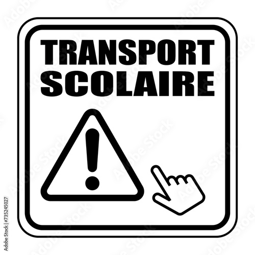 Logo transport scolaire.