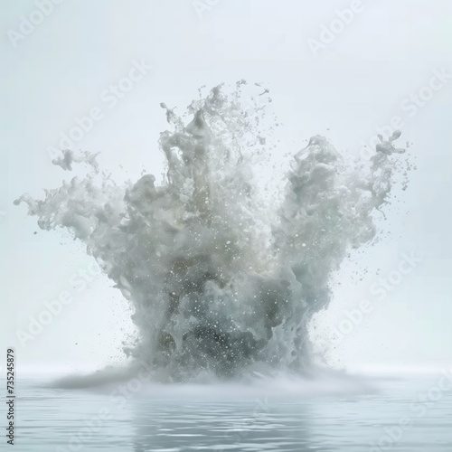 Explosion in water