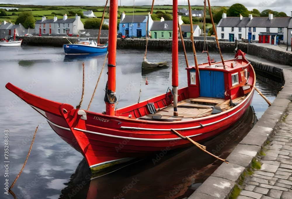 Obraz premium boats on the canal