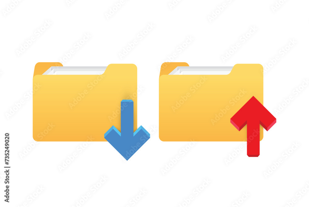 Storing data icons design. Uploading and downloading icons design. User interface design. Vector illustration. Storing data icons design. Uploading and downloading icons design. User interface design. Vector illustration.