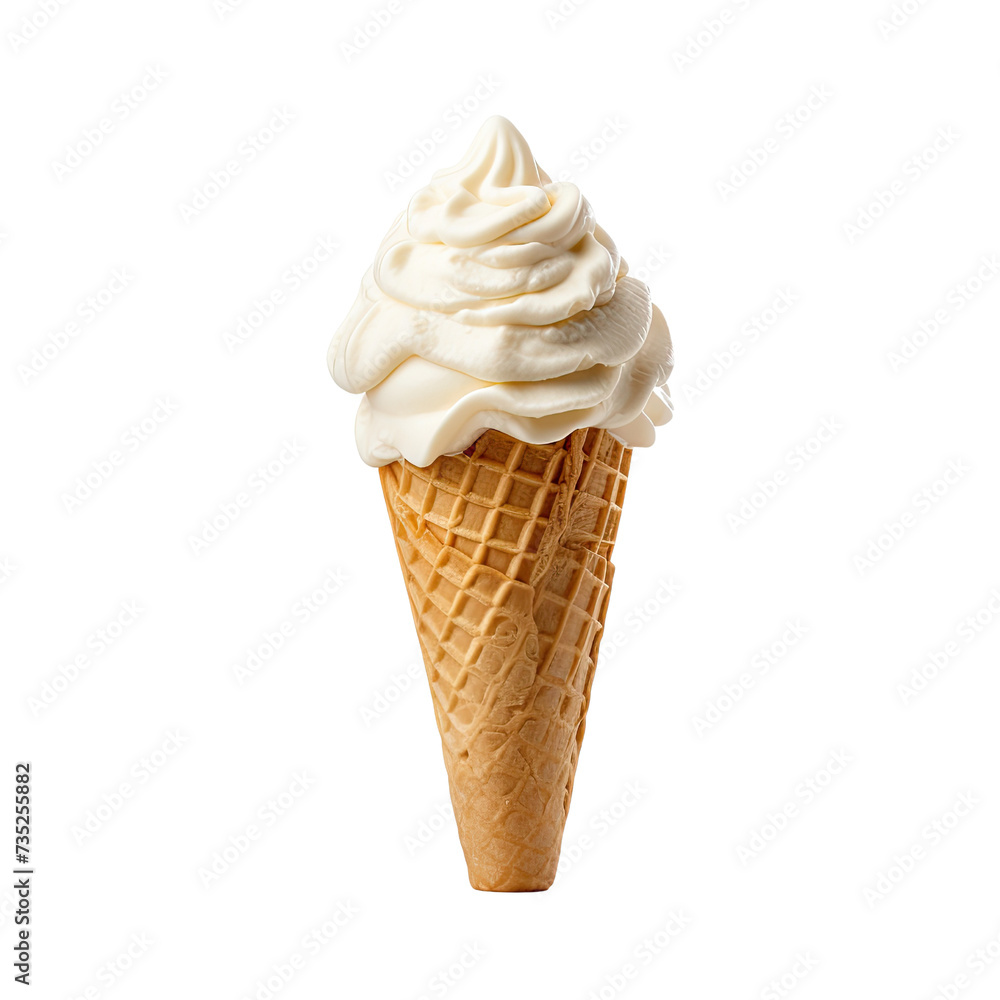 Ice cream scope on transparent background Ice cream scope on transparent background
