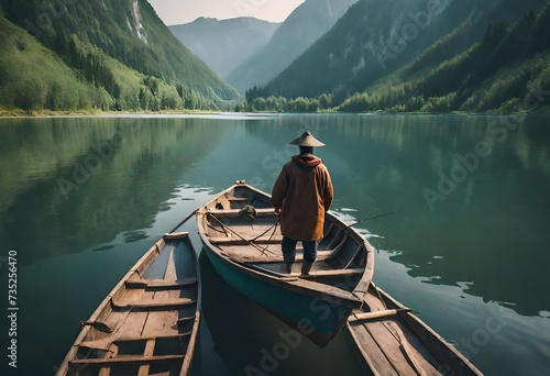 boat on lake © Aqsa