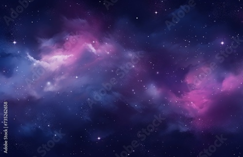 purple and blue space wallpaper © yganko