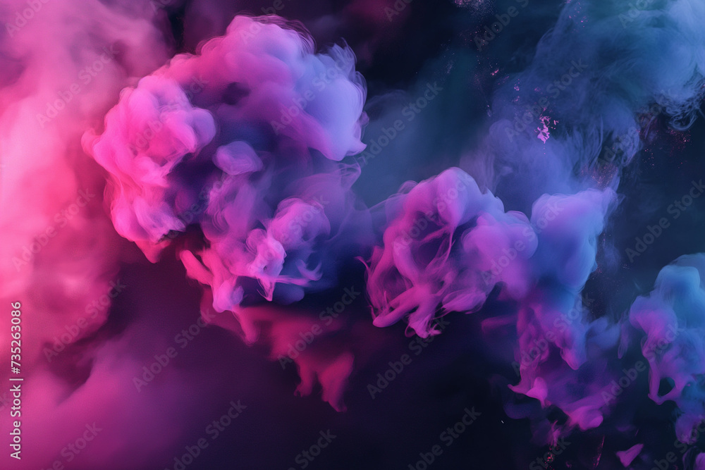 pink and purple cloud canvas print