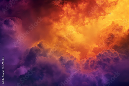 pink and purple cloud canvas print