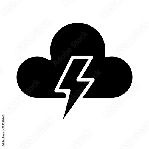Lightning Glyph Icon