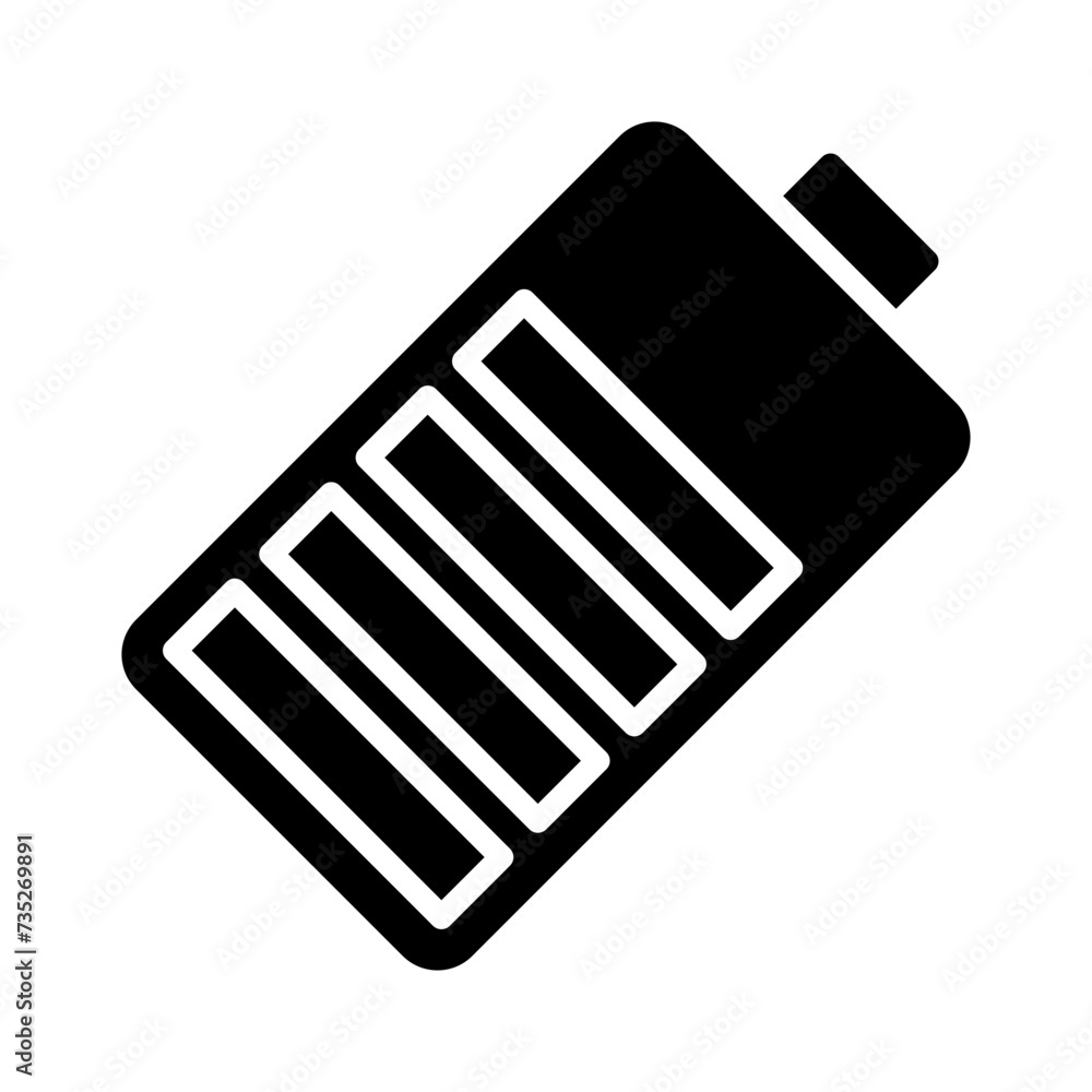 Battery Glyph Icon Battery Glyph Icon
