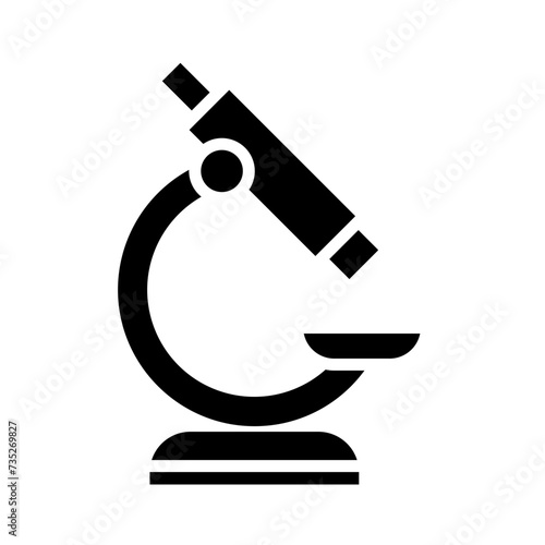Microscope Glyph Icon