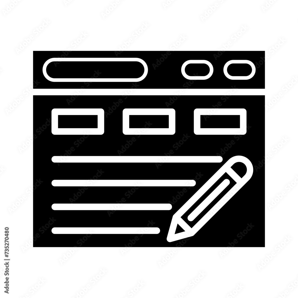 Content Glyph Icon Content Glyph Icon