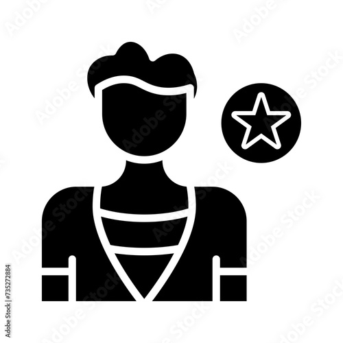 Influencer Glyph Icon