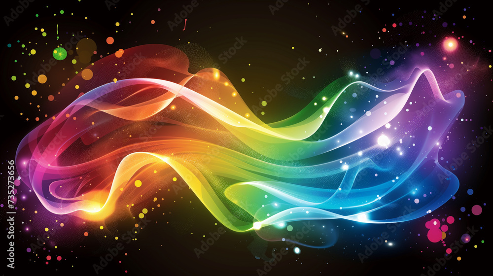 Fototapeta premium abstract rainbow background 