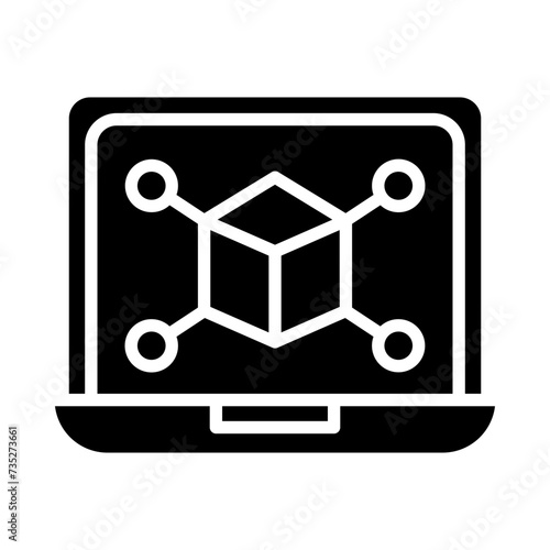 Simulation Glyph Icon