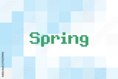 pattern of Minimal geometric shapes. vector. spring backdrop.