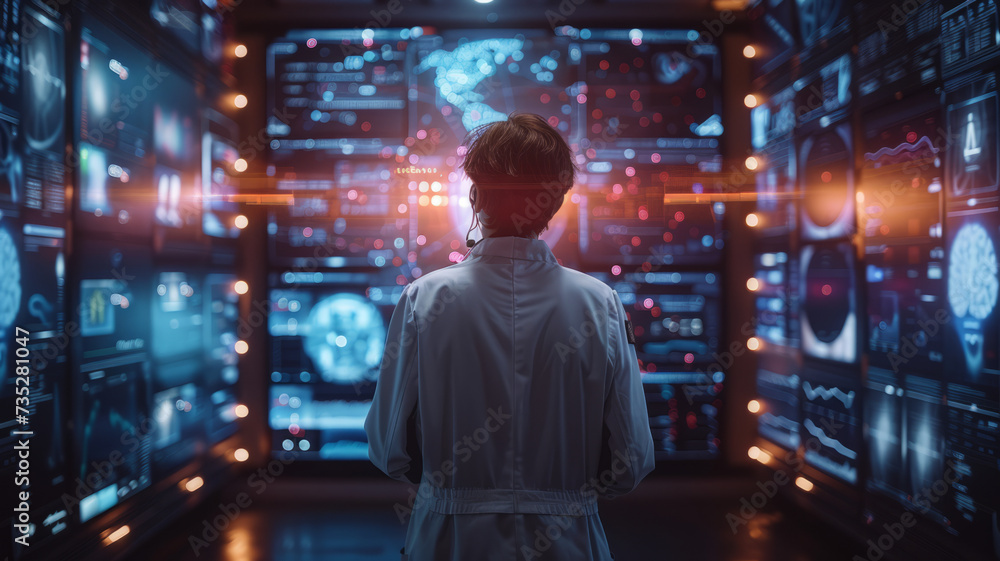 A futuristic telemedicine consultation, 5G enhanced consultations ,generative ai A futuristic telemedicine consultation, 5G enhanced consultations ,generative ai
